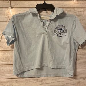Gulf Shores Alabama cropped tee